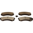 Bremsbelagsatz, Scheibenbremse QUARO SILVER CERAMIC QP8010C