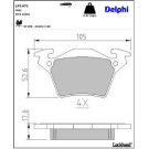Delphi Bremsbelagsatz, Scheibenbremse LP1471