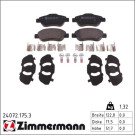 Zimmermann Bremsbelagsatz, Scheibenbremse 24072.175.3