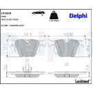 Delphi | Bremsbelagsatz, Scheibenbremse | LP1834 Delphi | Bremsbelagsatz, Scheibenbremse | LP1834