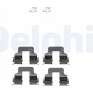 Delphi LX0342 Zubehörsatz, Scheibenbremsbelag