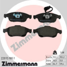 Zimmermann | Bremsbelagsatz, Scheibenbremse | 22073.180.1