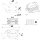 Mahle | Ölkühler, Motoröl | CLC 278 000S
