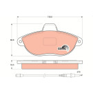 GDB1216 Bremsbelagsatz, Scheibenbremse COTEC