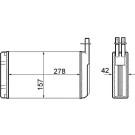 AH 68 000S Wärmetauscher, Innenraumheizung BEHR AH 68 000S Wärmetauscher, Innenraumheizung BEHR