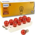 PHILIPS 12088CP Rücklicht-Birne PR21W, Kugellampe, 12V 21W, Rot
