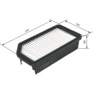 BOSCH F 026 400 137 Luftfilter