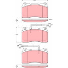 GDB1603 Bremsbelagsatz, Scheibenbremse GDB1603 Bremsbelagsatz, Scheibenbremse