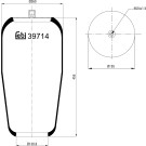 FEBI BILSTEIN 39714 Federbalg, Luftfederung