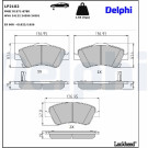 Delphi | Bremsbelagsatz, Scheibenbremse | LP2102