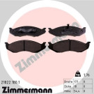 Zimmermann | Bremsbelagsatz, Scheibenbremse | 21822.180.1