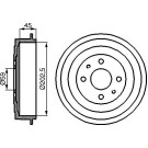 0 986 477 109 Bremstrommel