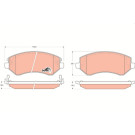 GDB4126 Bremsbelagsatz, Scheibenbremse COTEC GDB4126 Bremsbelagsatz, Scheibenbremse COTEC