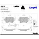 Delphi Bremsbelagsatz, Scheibenbremse LP3141 Delphi Bremsbelagsatz, Scheibenbremse LP3141