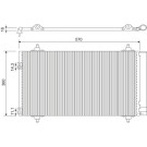 818171 Kondensator, Klimaanlage