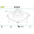 Valeo | Bremsscheibe | 673413