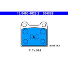 13.0460-4029.2 Bremsbelagsatz, Scheibenbremse