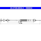 24.3728-0834.2 Seilzug, Kupplungsbetätigung