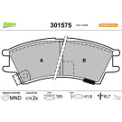 301575 Bremsbelagsatz, Scheibenbremse ESSENTIAL