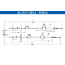 24.3727-3502.2 Seilzug, Feststellbremse