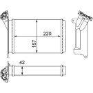 Mahle | Wärmetauscher, Innenraumheizung | AH 95 000S