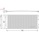 DCN23037 Kondensator, Klimaanlage DCN23037 Kondensator, Klimaanlage