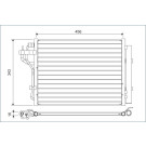 Valeo | Kondensator, Klimaanlage | 822629 Valeo | Kondensator, Klimaanlage | 822629