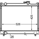 Mahle | Kühler, Motorkühlung | CR 747 000S