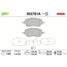 302781A Bremsbelagsatz, Scheibenbremse EXPERT