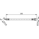 BOSCH | Bremsschlauch | 1 987 481 662