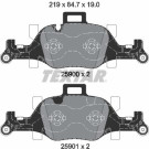 Textar | Bremsbelagsatz, Scheibenbremse | 2590002