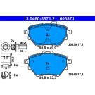 13.0460-3871.2 Bremsbelagsatz, Scheibenbremse 13.0460-3871.2 Bremsbelagsatz, Scheibenbremse