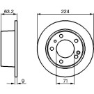 BOSCH | Bremsscheibe | 0 986 478 141