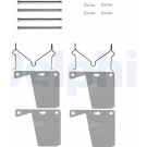 Delphi LX0028 Zubehörsatz, Scheibenbremsbelag