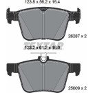 Textar Bremsbelagsatz, Scheibenbremse Q+ 2628701