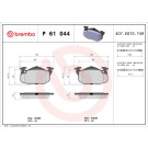 Brembo | Bremsbelagsatz, Scheibenbremse | P 61 044