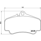 Brembo | Bremsbelagsatz, Scheibenbremse | P 65 011
