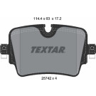 Textar | Bremsbelagsatz, Scheibenbremse | 2574201