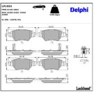Delphi Bremsbelagsatz, Scheibenbremse LP1553