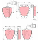 GDB1162 Bremsbelagsatz, Scheibenbremse GDB1162 Bremsbelagsatz, Scheibenbremse