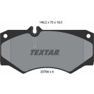 Textar Bremsbelagsatz, Scheibenbremse Q+ 2078401