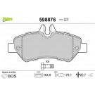 Valeo | Bremsbelagsatz, Scheibenbremse | 598876