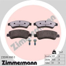 Zimmermann | Bremsbelagsatz, Scheibenbremse | 23599.990.1