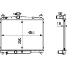 Mahle | Kühler, Motorkühlung | CR 539 000S