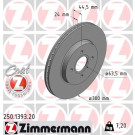 Zimmermann | Bremsscheibe | 250.1393.20