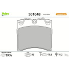 Valeo Bremsbelagsatz, Scheibenbremse ESSENTIAL 301048
