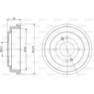 Valeo | Bremstrommel | 237059