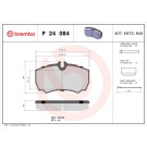 Brembo | Bremsbelagsatz, Scheibenbremse | P 24 084