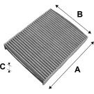 698693 Filter, Innenraumluft VALEO PROTECT