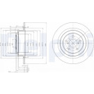 Delphi | Bremsscheibe | BG4154
